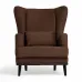 Кресло Оскар темно-коричневый Zara brown 20