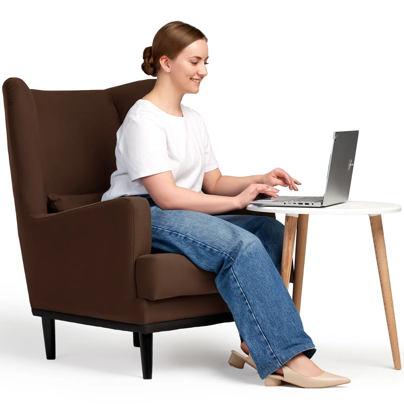 Идеальное комфортное кресло для вашего дома - Кресло Оскар темно-коричневый Zara brown 20