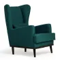 Изысканное комфортное кресло Оскар в темно-зеленом цвете от Zara - идеальное решение для вашего интерьера