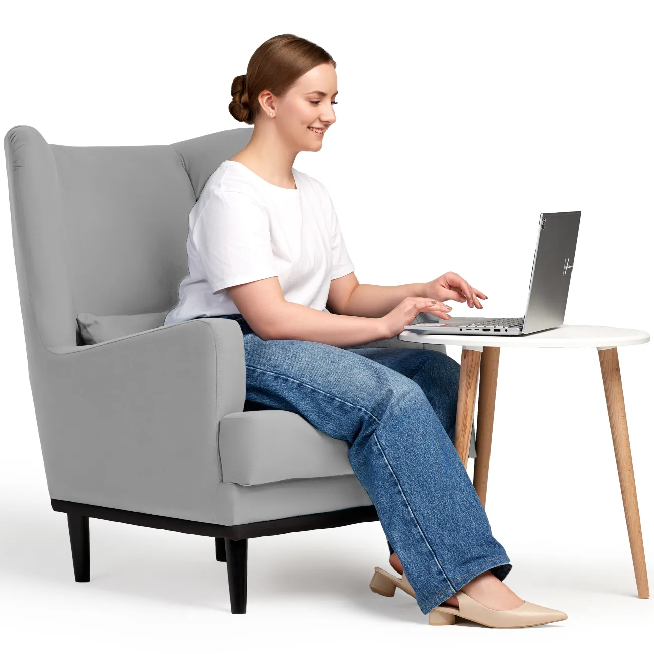 Уютное и стильное кресло Оскар в светло-сером оттенке от Zara: идеальное решение для вашего интерьера!