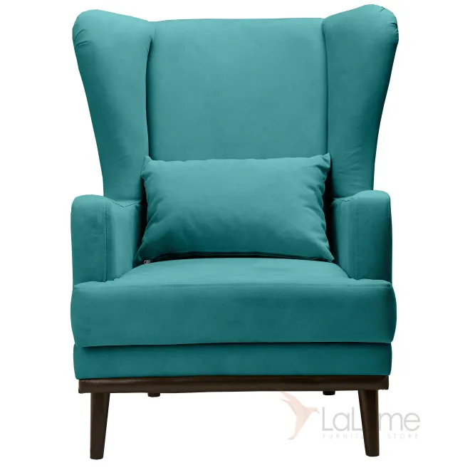Изысканное комфортное кресло Оскар в бирюзовом цвете от Maserati Azur