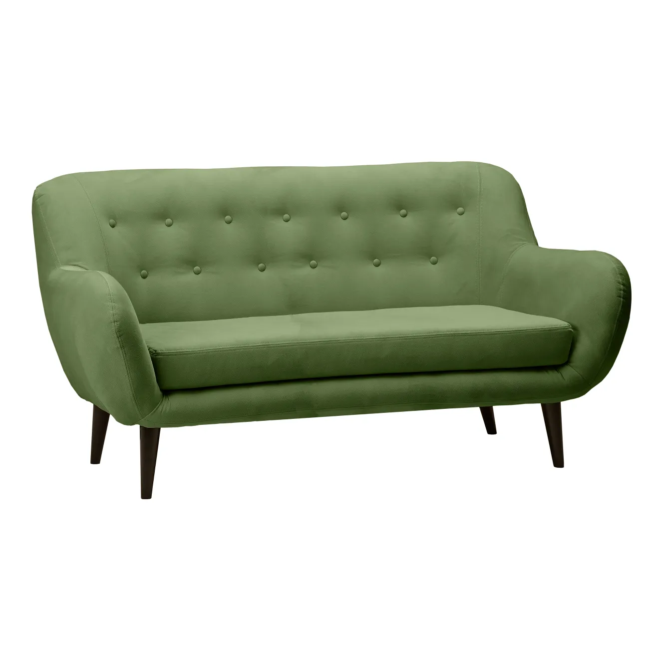 Элегантный и комфортный: прямой диван Элефант Maserati Green для вашей гостиной