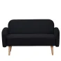 Уютный и стильный: Черный прямой диван Малютка от zarablack