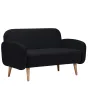 Уютный и стильный: Черный прямой диван Малютка от zarablack