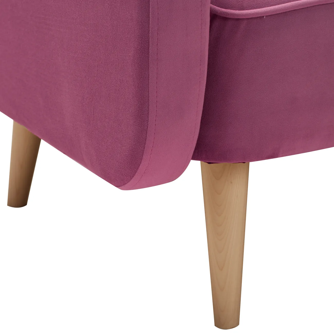 Уютный и стильный: розовый прямой диван Малютка zarabordo
