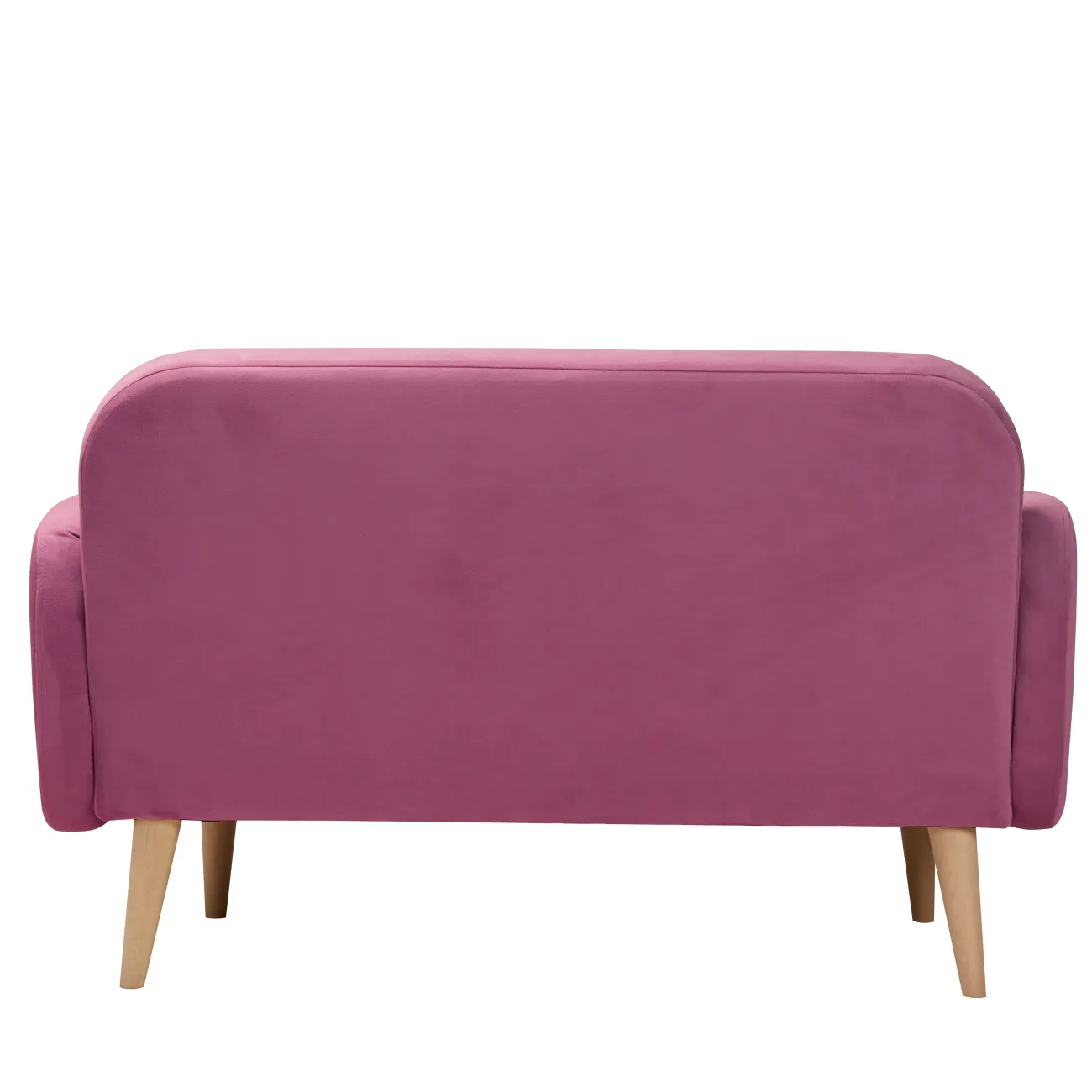 Уютный и стильный: розовый прямой диван Малютка zarabordo