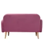 Уютный и стильный: розовый прямой диван Малютка zarabordo