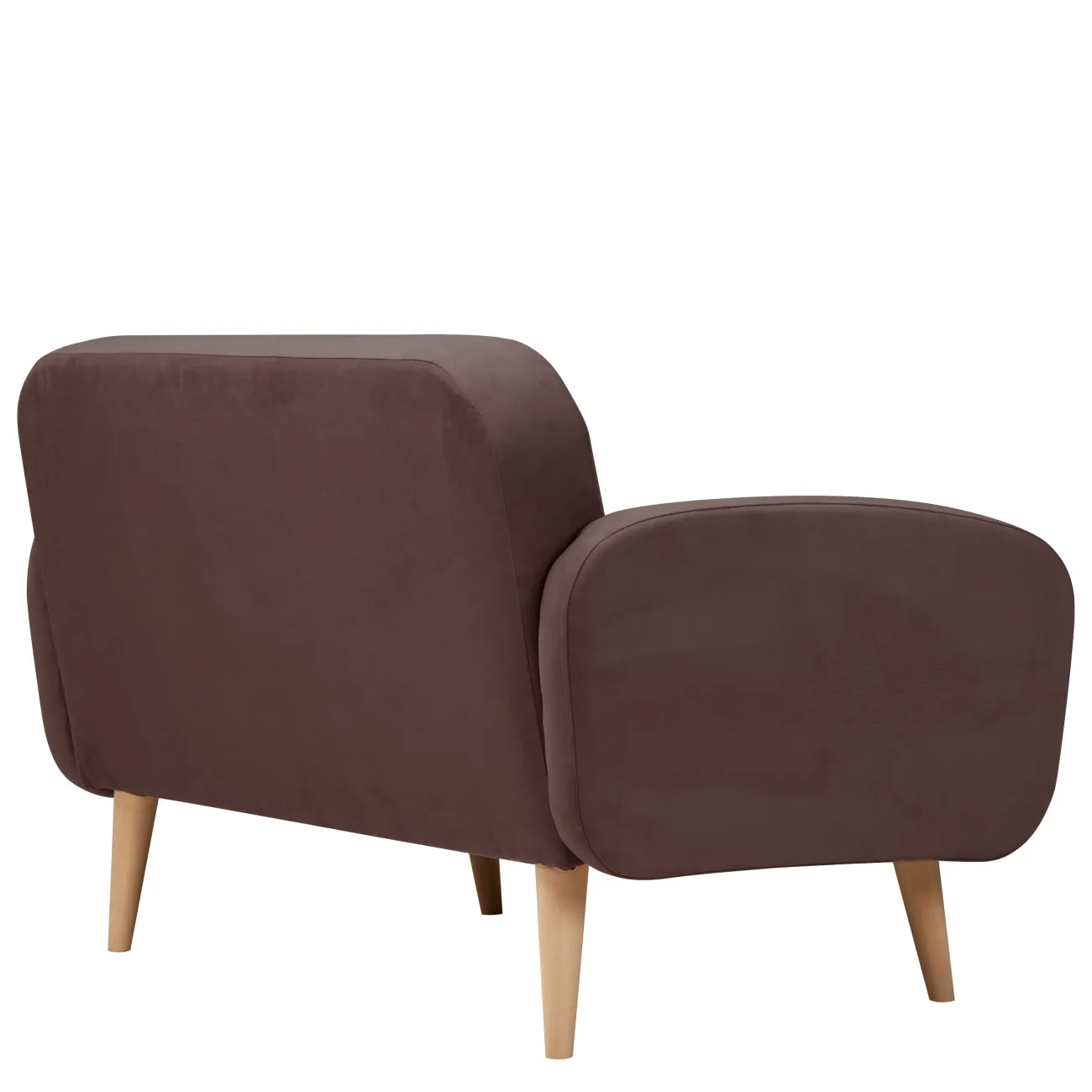 Уютный и стильный: прямой диван Малютка коричневого цвета зарабраун