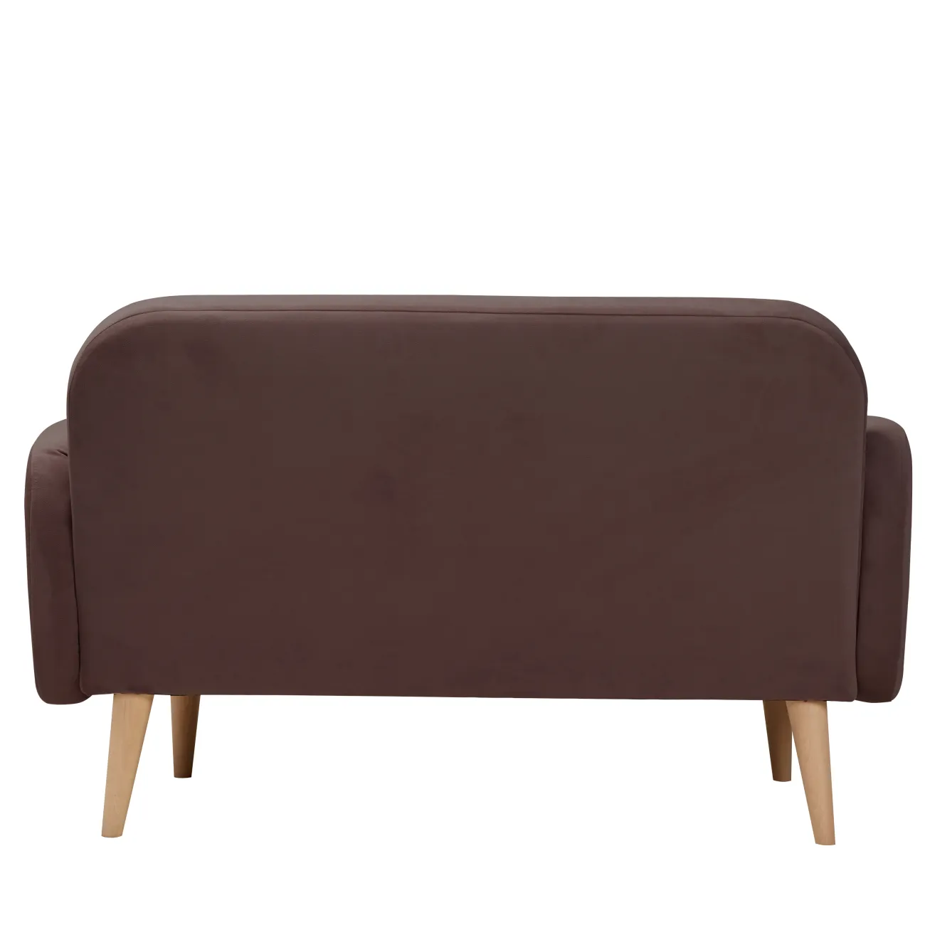 Уютный и стильный: прямой диван Малютка коричневого цвета зарабраун