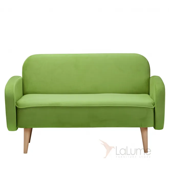 Прямой диван Малютка зеленый zaragreen