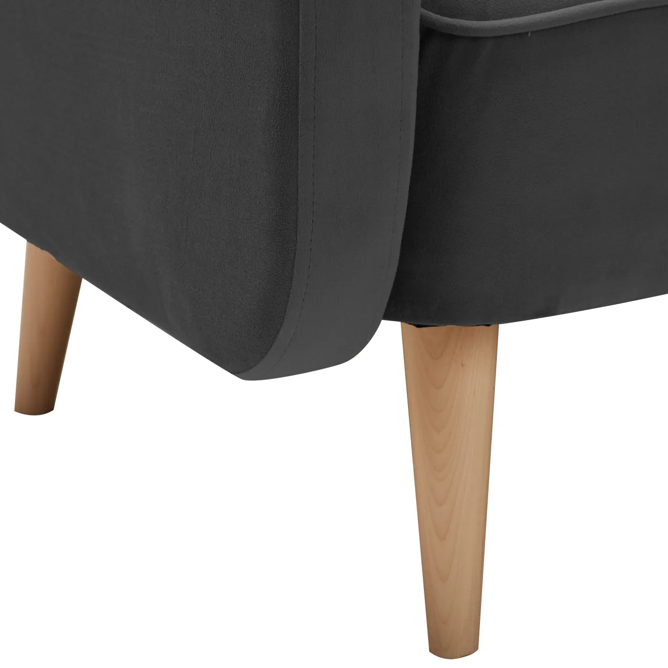 Уютный и стильный: серый прямой диван Малютка для вашего дома