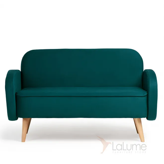 Прямой диван Малютка темно-зеленый zaraizvmrud