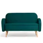Уютный и стильный: темно-зеленый прямой диван Малютка от Zaraizvmrud