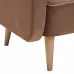 Прямой диван Малютка светло-коричневый zaralightbrown