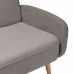 Прямой диван Малютка светло-серый zaralightgray