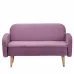 Прямой диван Малютка светло-розовый zarapastee