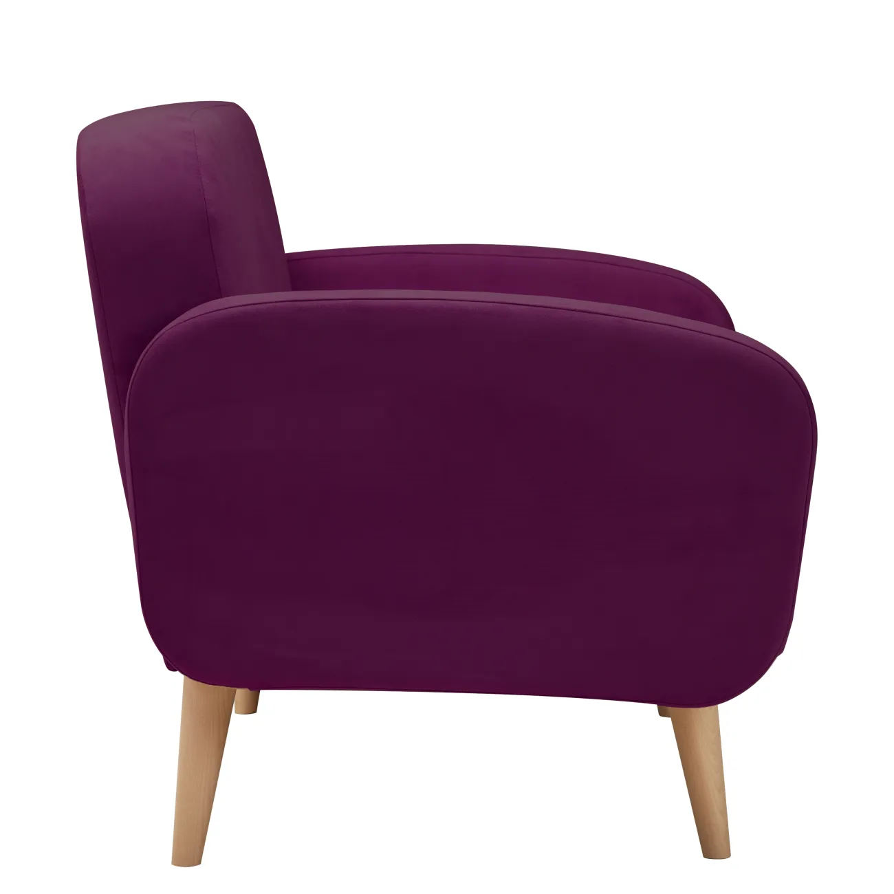 Уютный и стильный: прямой диван Малютка фиолетового цвета от zaraviolet