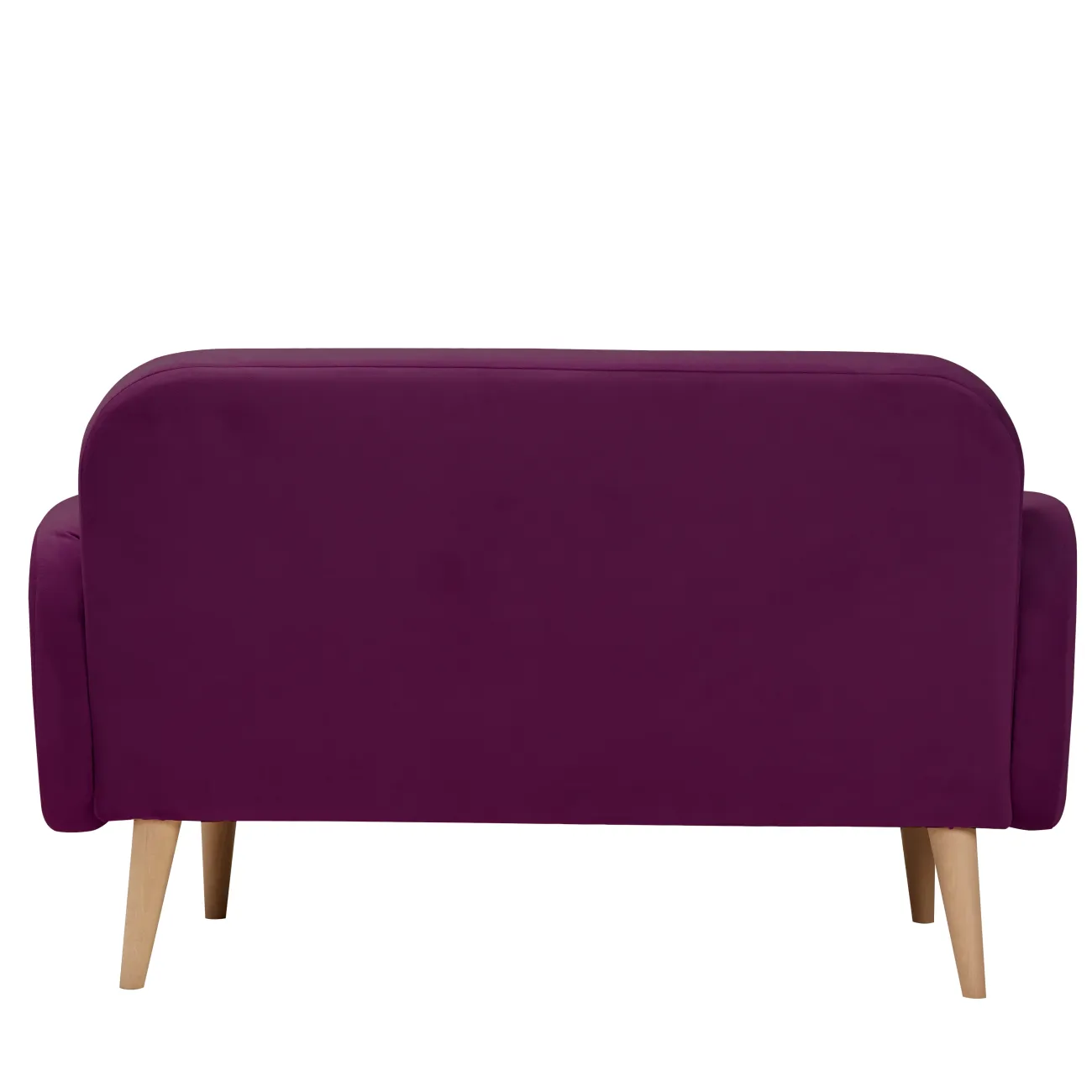 Уютный и стильный: прямой диван Малютка фиолетового цвета от zaraviolet