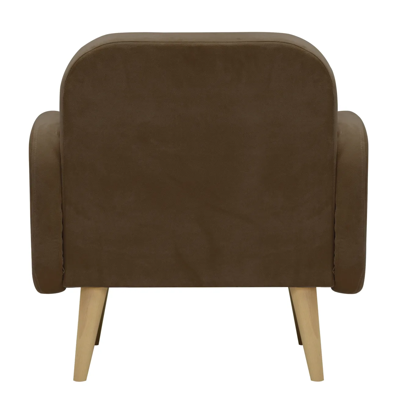 Элегантное и комфортное кресло Малютка в темно-коричневом оттенке Maserati-brown