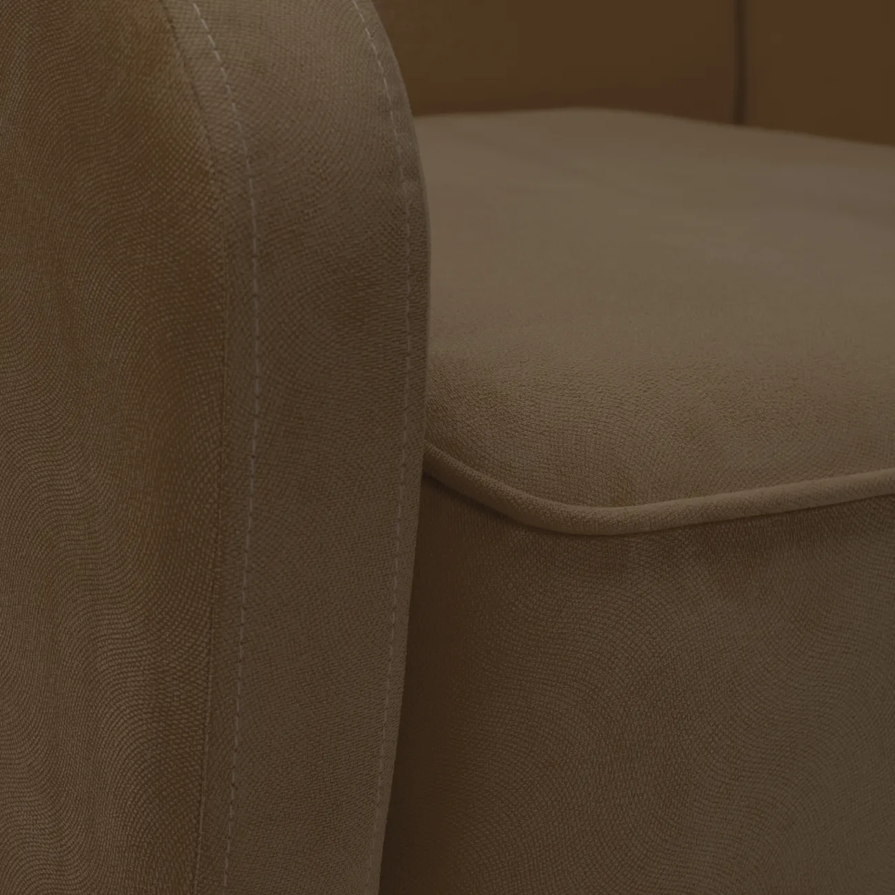 Элегантное и комфортное кресло Малютка в темно-коричневом оттенке Maserati-brown