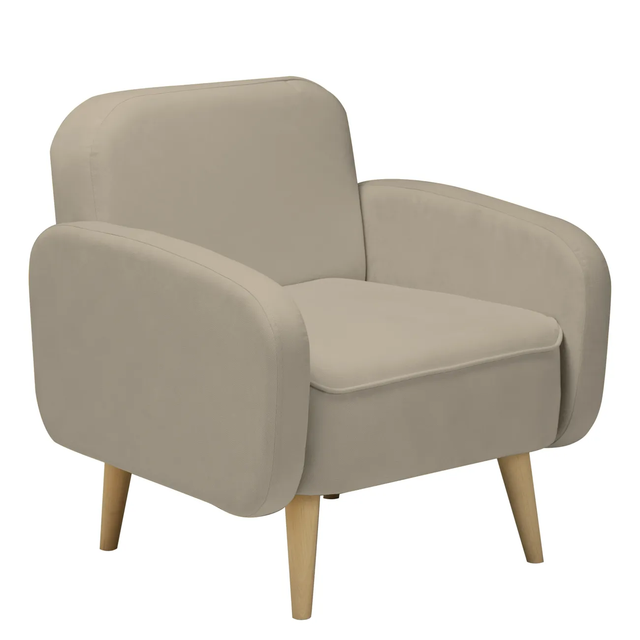 Элегантное и комфортное кресло Малютка в цвете бежевого масерати-камела Элегантное и комфортное кресло Малютка в цвете бежевого масерати-камела