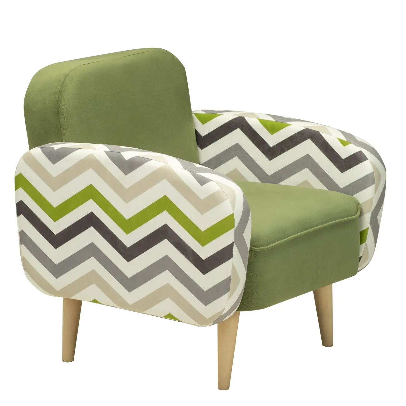 Ультра комфортное кресло Малютка в стильном зеленом цвете Maserati-greenplus