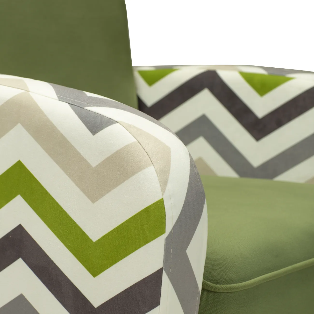 Ультра комфортное кресло Малютка в стильном зеленом цвете Maserati-greenplus