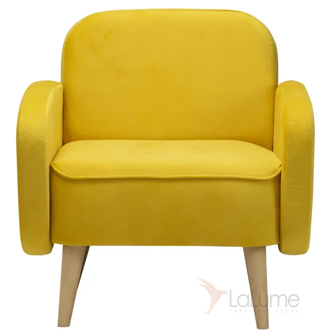 Элегантное кресло Малютка в ярком желтом цвете Maserati-yellow - идеальное сочетание стиля и комфорта