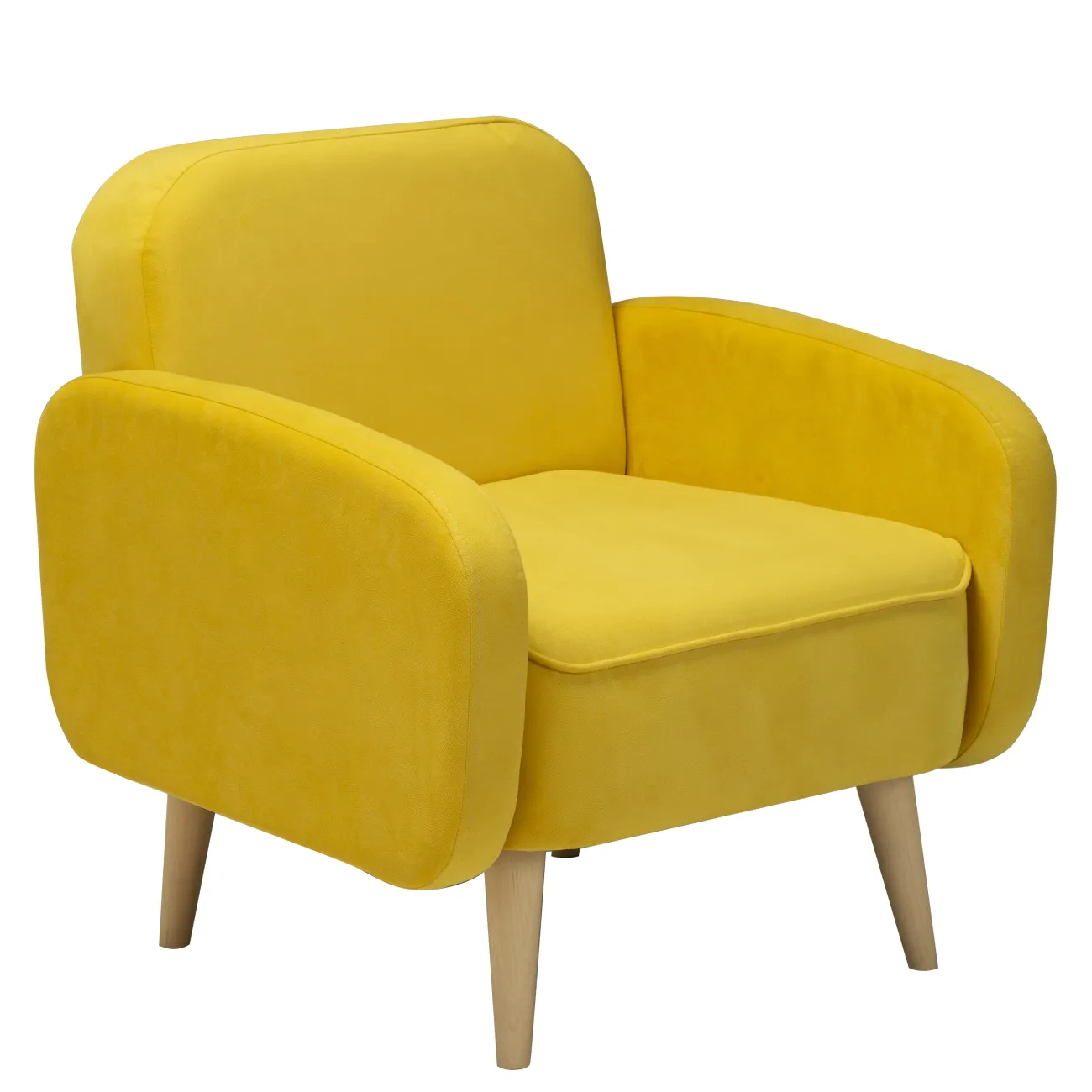 Элегантное кресло Малютка в ярком желтом цвете Maserati-yellow - идеальное сочетание стиля и комфорта