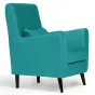 Уютное и стильное кресло Либерти в бирюзовом цвете - идеальное решение для вашего интерьера!