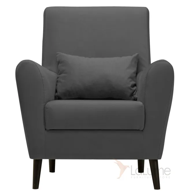 Удобство и стиль: Кресло Либерти серого цвета zaragray18