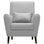 Уютное и стильное кресло Либерти в светло-сером оттенке - идеальное решение для вашего интерьера!
