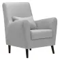 Уютное и стильное кресло Либерти в светло-сером оттенке - идеальное решение для вашего интерьера!