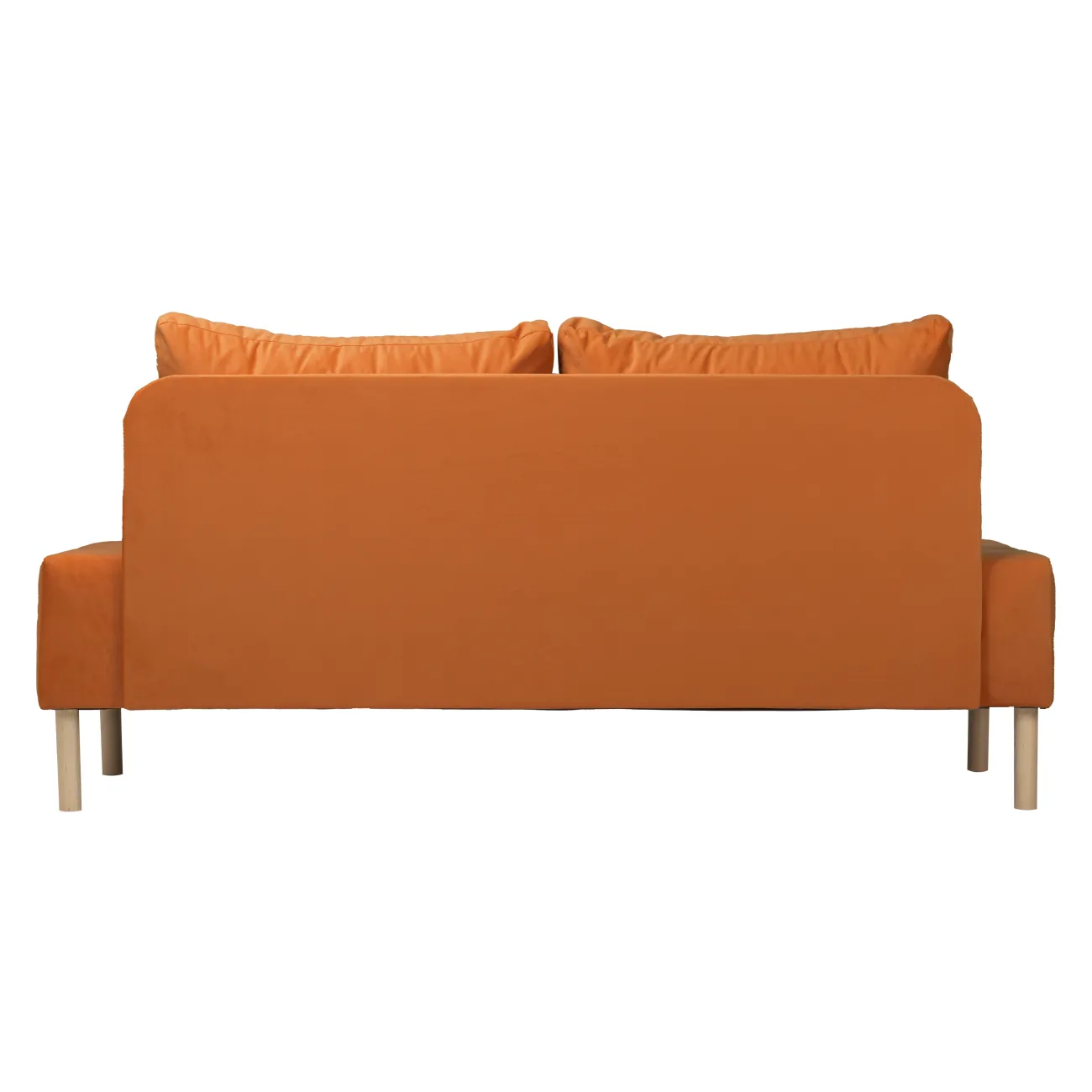 Уютный и стильный: Диван Татуин оранжевого цвета Maserati orange 30