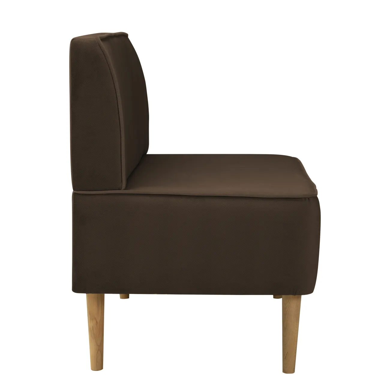 Уютный и стильный: темно-коричневый прямой диван Лагуна MaxBrown