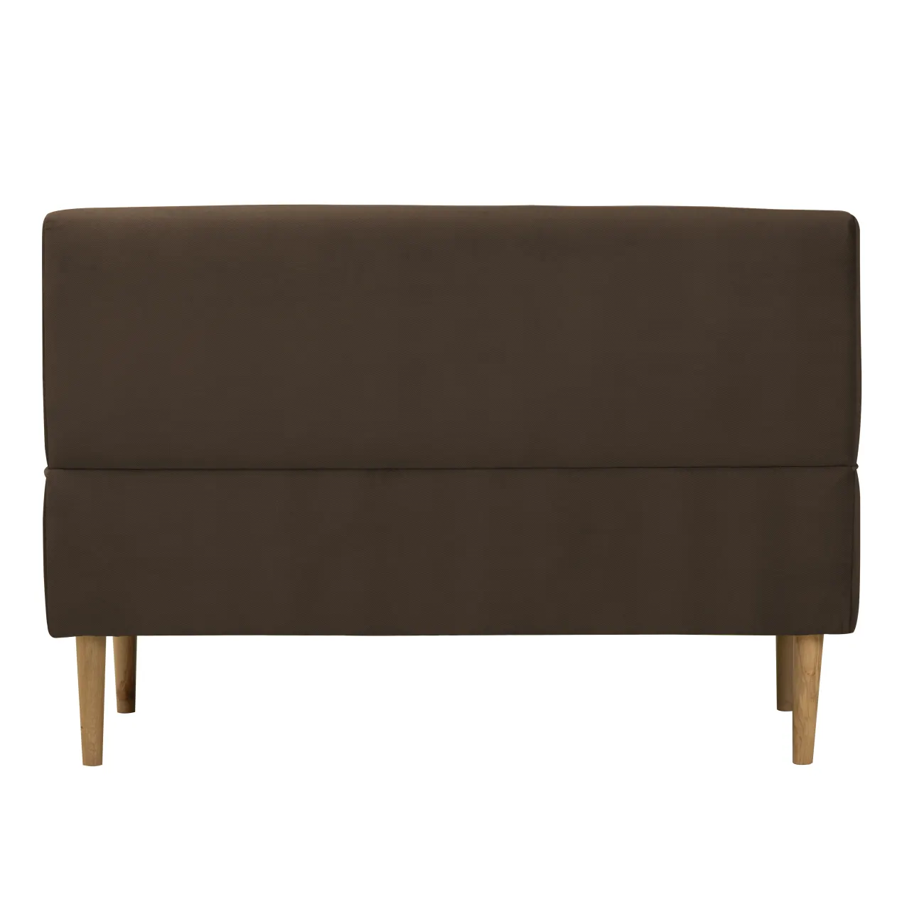 Уютный и стильный: темно-коричневый прямой диван Лагуна MaxBrown