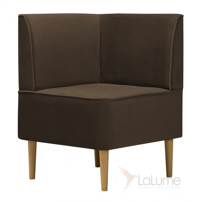 Кресло Лагуна темно-коричневый MaxBrown