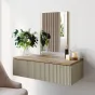 Туалетный столик Ингрия 9 push, 77 х 22 х 35 см, бежевый
