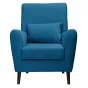 Элегантное и комфортное кресло Либерти в стильном синем оттенке Mazerati Blue