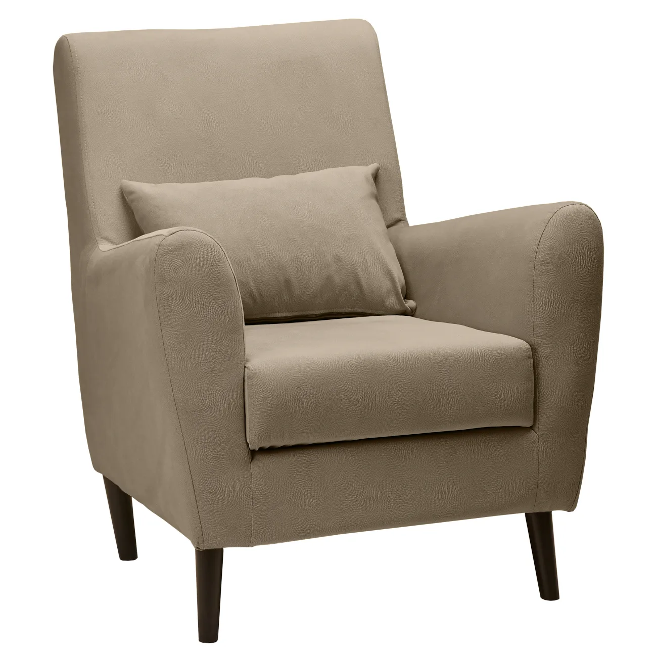 Уютное кремовое кресло Либерти Mazerati Pepel для стильного отдыха