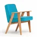 Кресло Несс голубой Zara Azur 48