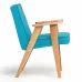 Кресло Несс голубой Zara Azur 48