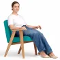 Роскошное бирюзовое кресло Несс от Zara Birusa 6: идеальное сочетание комфорта и стиля!
