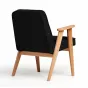 Удобство и стиль в одном: кресло Несс черного цвета Zara Black 37