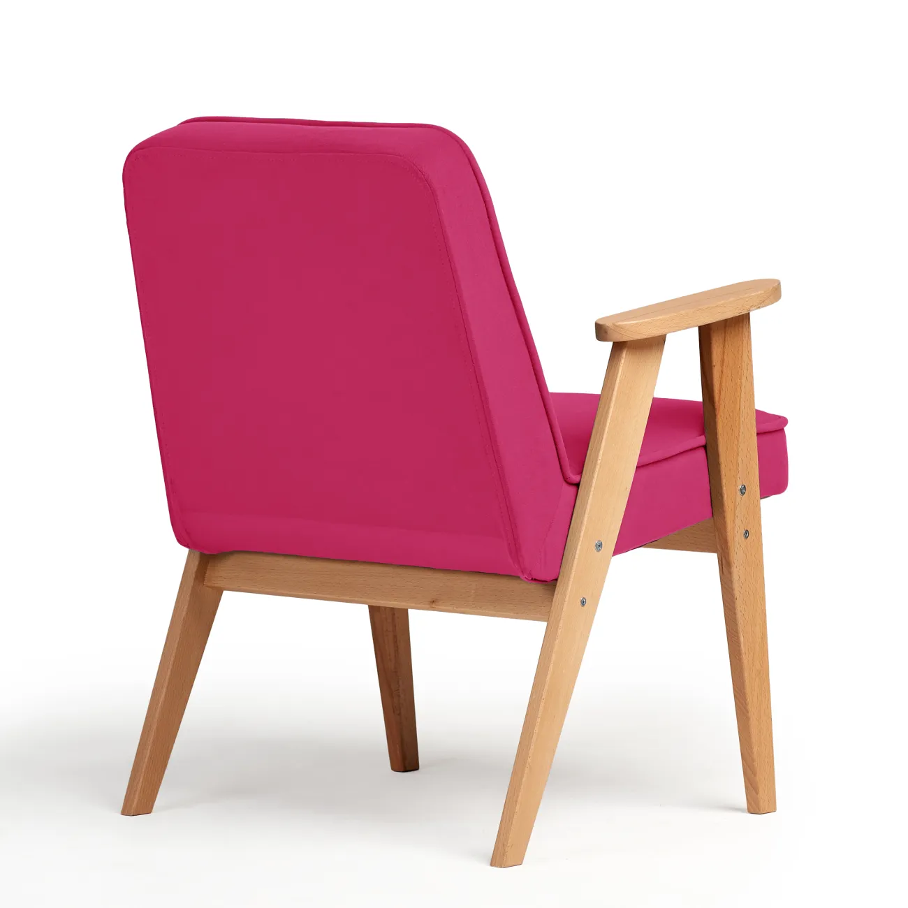 Уютное и стильное кресло Несс в розовом цвете от Zara Bordo 84