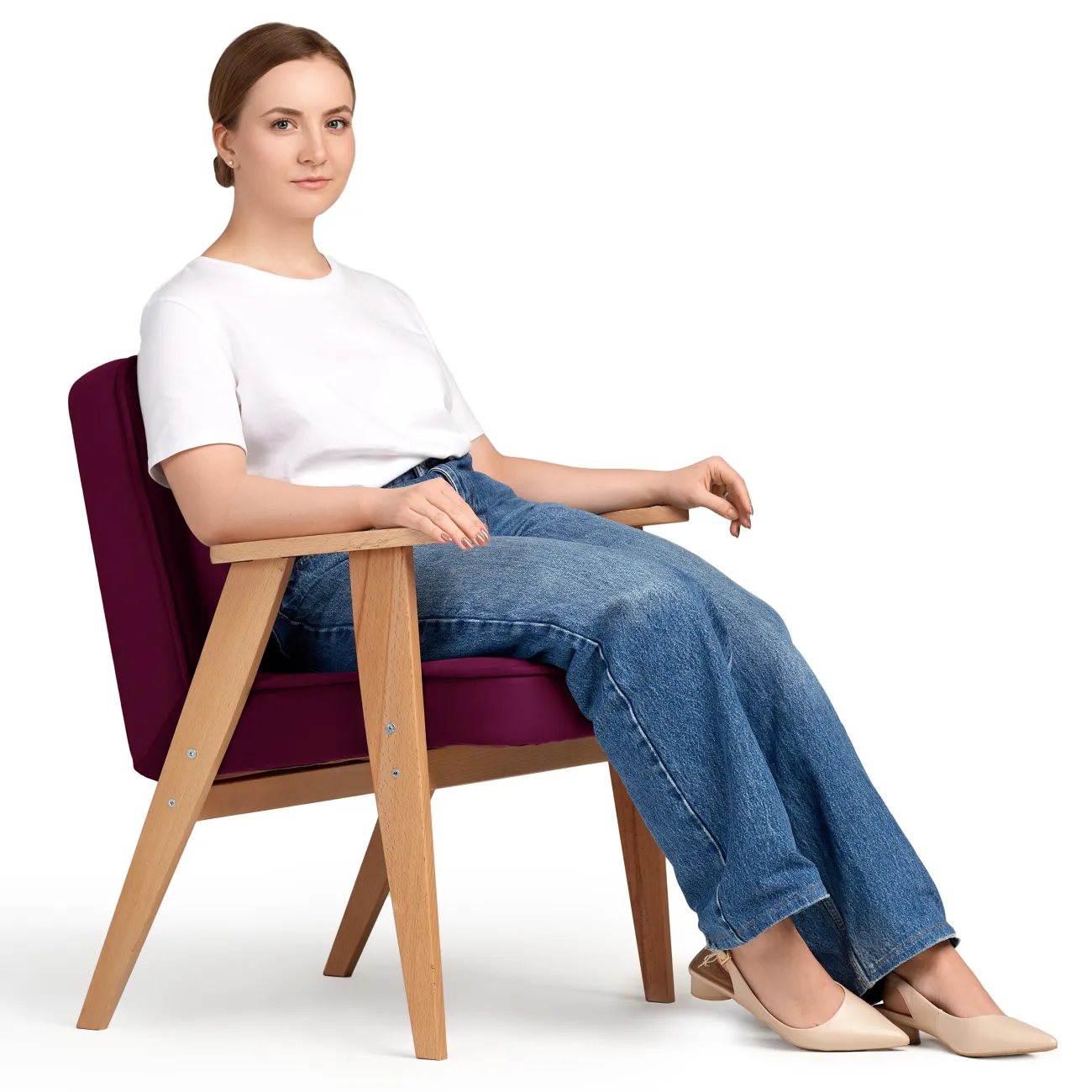 Погрузитесь в комфорт с креслом Несс фиолетового цвета Zara Violet 10 Погрузитесь в комфорт с креслом Несс фиолетового цвета Zara Violet 10