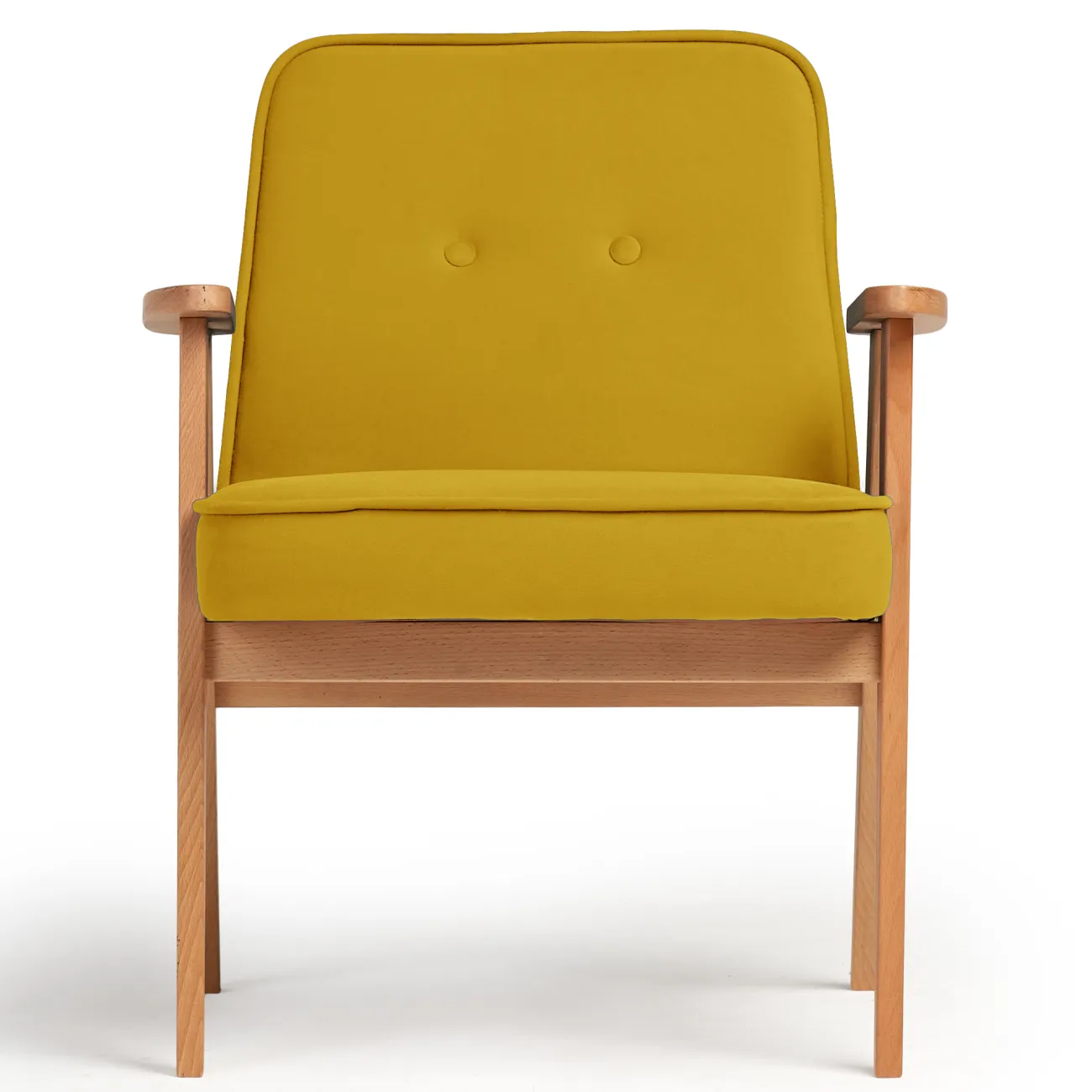 Уютное и стильное кресло Несс желтого цвета Zara Yellow 44 для вашего современного интерьера