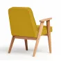 Уютное и стильное кресло Несс желтого цвета Zara Yellow 44 для вашего современного интерьера