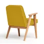 Уютное и стильное кресло Несс желтого цвета Zara Yellow 44 для вашего современного интерьера