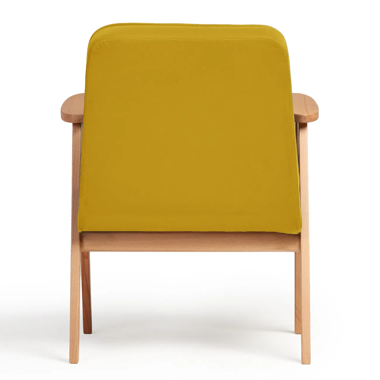 Уютное и стильное кресло Несс желтого цвета Zara Yellow 44 для вашего современного интерьера